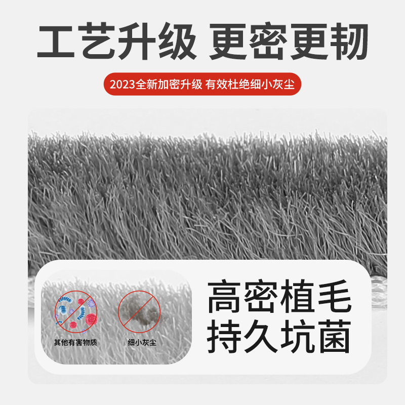 门窗门缝密封条老式塑钢窗户毛条铝合金门缝隙卡槽式毛边条防漏风-图3