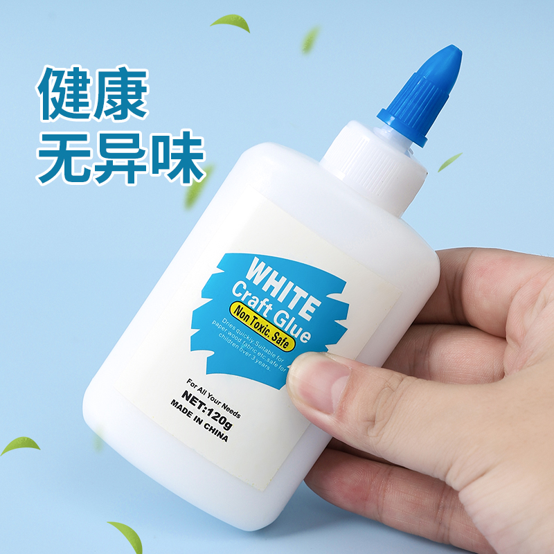 白乳胶儿童手工白胶木工胶可水洗学生创意制作DIY专用强力粘木板 - 图2