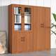 File cabinet Iron cabinet Steel office file storage cabinet Equipment storage cabinet Dark wood grain transfer belt lock