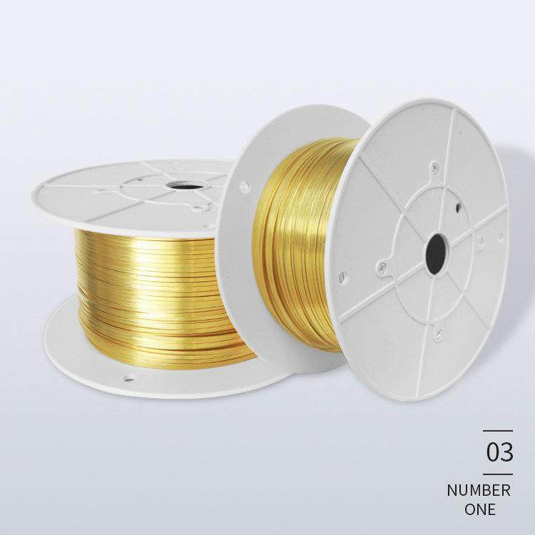 铜带机用黄铜带高精H65铜带子耳机线铜扣耳机线铜带子铜箔 - 图2