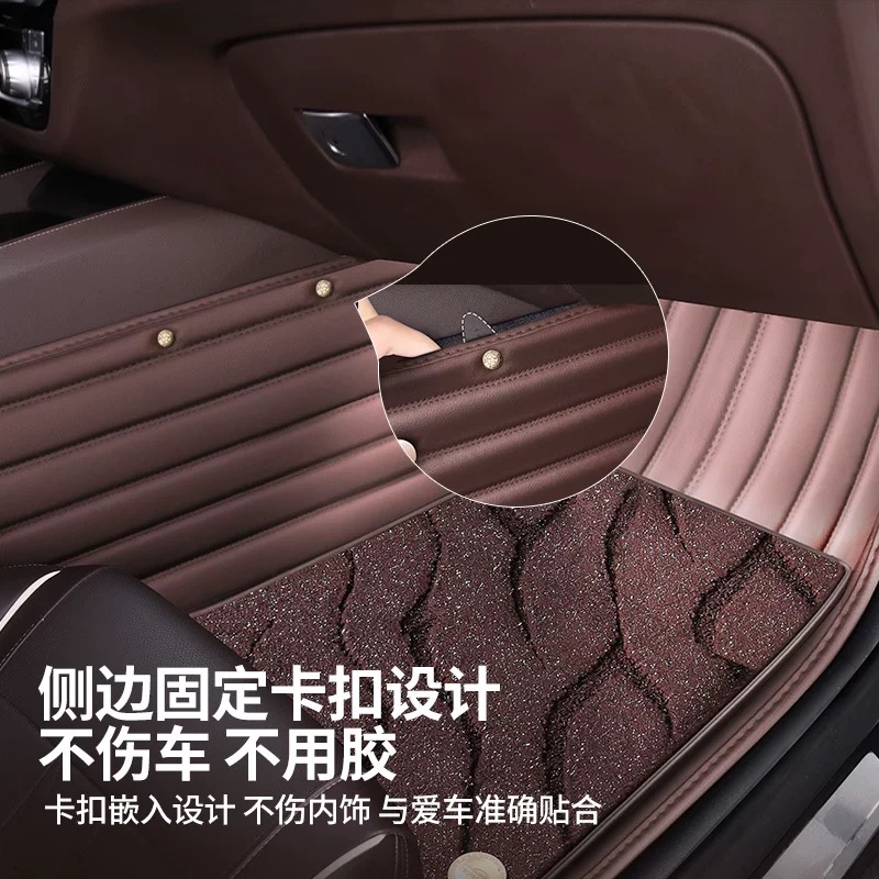 宝马汽车脚垫上层垫子 i3 iX3 iX1 i5 2系8系 i4 6系X6 X4 M2 M6 - 图1