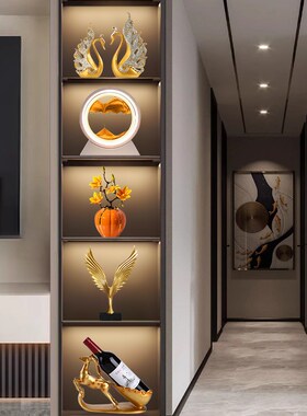 速发乔迁之喜新饰酒柜装居轻奢高档客厅电视柜玄关餐柜边摆件搬家