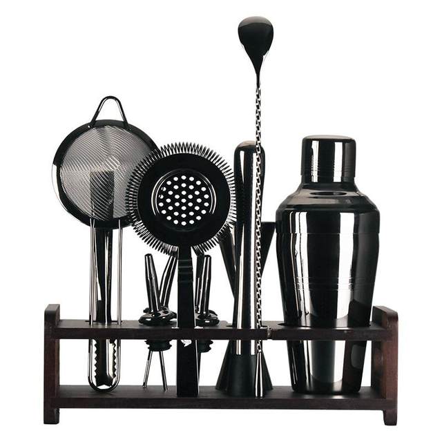 304 stainless steel bartender Boston Shek Pot Buffetware Bar Party Outdoor Storage Rack Cross-border