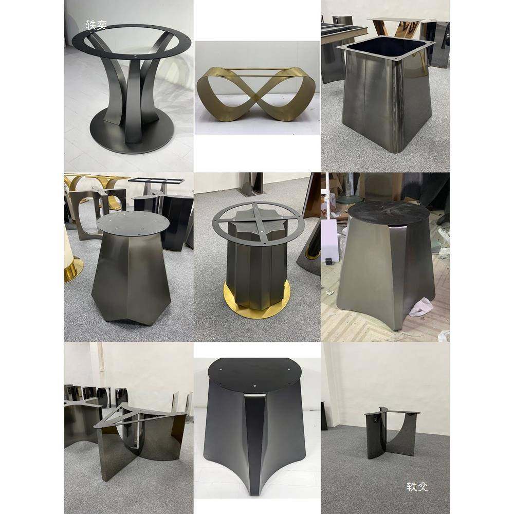 意轻大石圆式桌JEG腿奢石理餐桌脚岩板餐桌支架大尺寸不锈奢钢餐,淘宝优惠券,粉丝福利购,淘宝优惠卷
