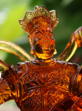 快速发货禅悦f古法琉璃四大天王佛像摆件持国天王增长天王广目天