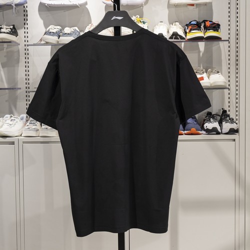 李宁正品反伍篮球系列男子排湿速干舒适圆领运动短袖T恤ATST547-3 - 图0