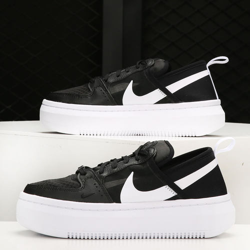 Nike/耐克正品COURT VISION ALTA TXT 女子厚底板鞋 CW6536-001 - 图0