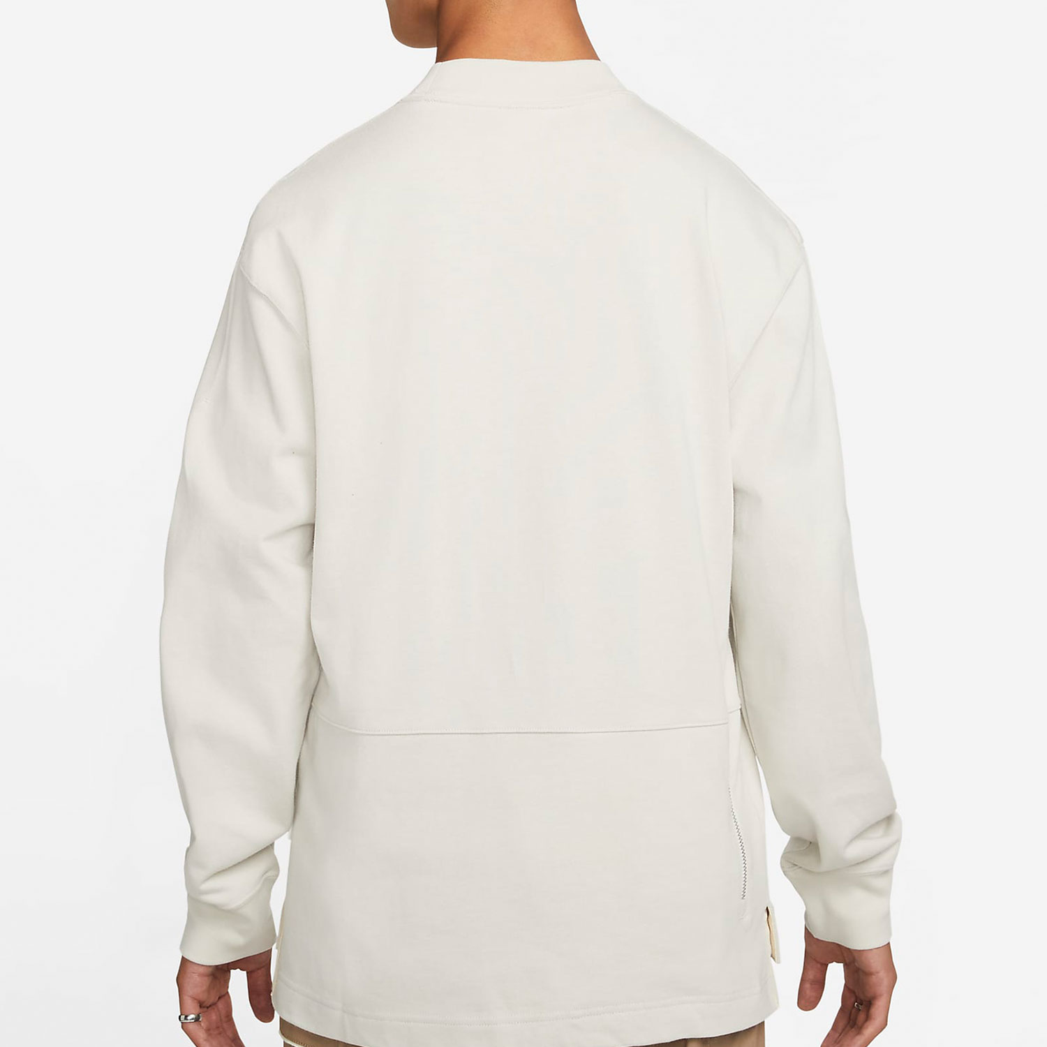 Nike/耐克正品男子圆领拉链休闲运动卫衣套头衫 DD7029-072 - 图0