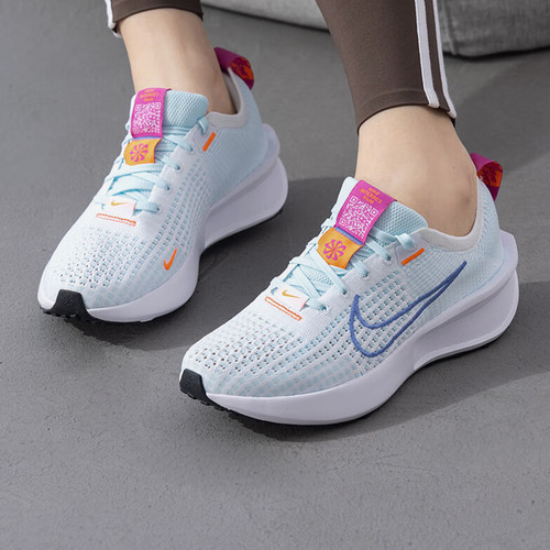 Nike/耐克正品W NIKE INTERACT RUN女士缓震跑步鞋FD2292-107 - 图0
