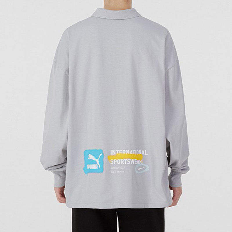 Puma/彪马正品当季新款男子休闲翻领长袖POLO衫 536075-19,淘宝优惠券,粉丝福利购,淘宝优惠卷