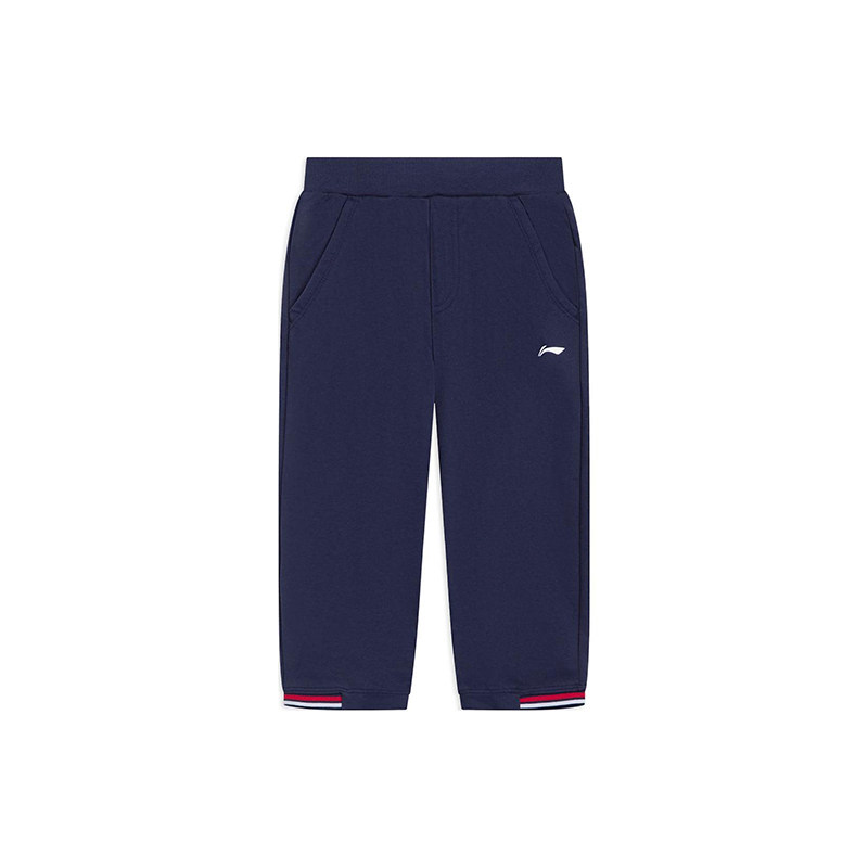 李宁正品运动生活系列男小童宽松透气运动休闲七分卫裤YKQT031-1,淘宝优惠券,粉丝福利购,淘宝优惠卷