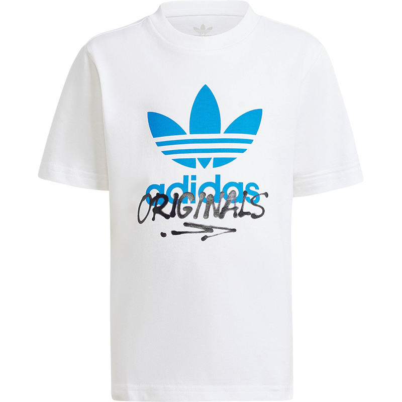 Adidas/阿迪达斯正品三叶草GRAPHICS TEE小童运动短袖IY5465 - 图3