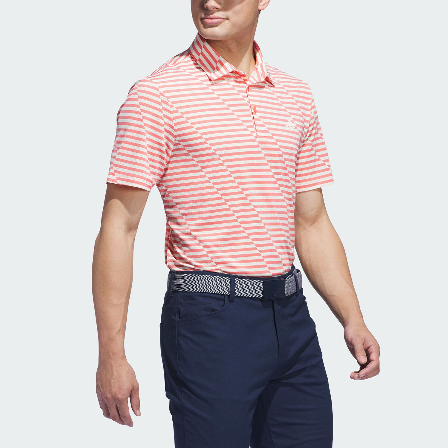 Adidas/阿迪达斯正品高尔夫运动男士条纹翻领POLO衫IQ2949,淘宝优惠券,粉丝福利购,淘宝优惠卷