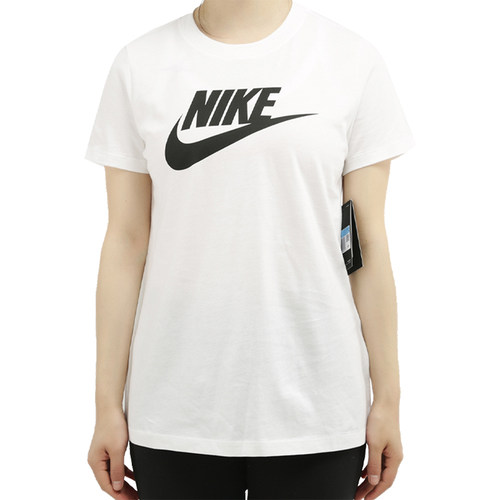 Nike/耐克正品休闲女子时尚运动训练圆领短袖上衣 BV6170-100 - 图3