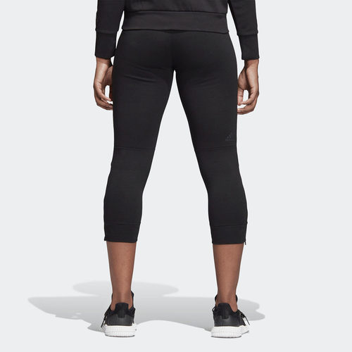 Adidas/阿迪达斯正品当季女子新款休闲运动跑步七分裤DM4459 - 图1