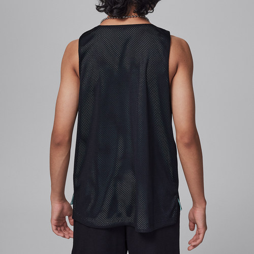 Nike/耐克正品Jordan 夏季大童透气无袖双面穿球衣HM4739-010 - 图0