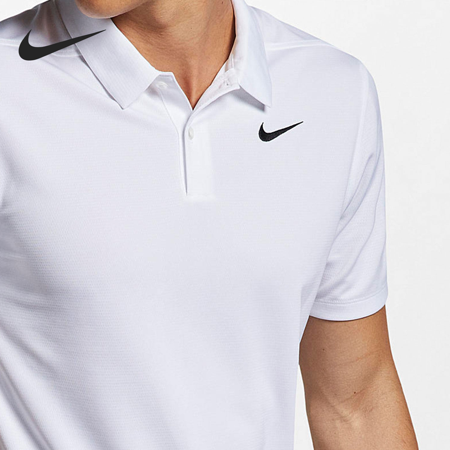 Nike/耐克正品COURT DRI-FIT 高尔夫男子短袖POLO衫 AJ5480-100,淘宝优惠券,粉丝福利购,淘宝优惠卷