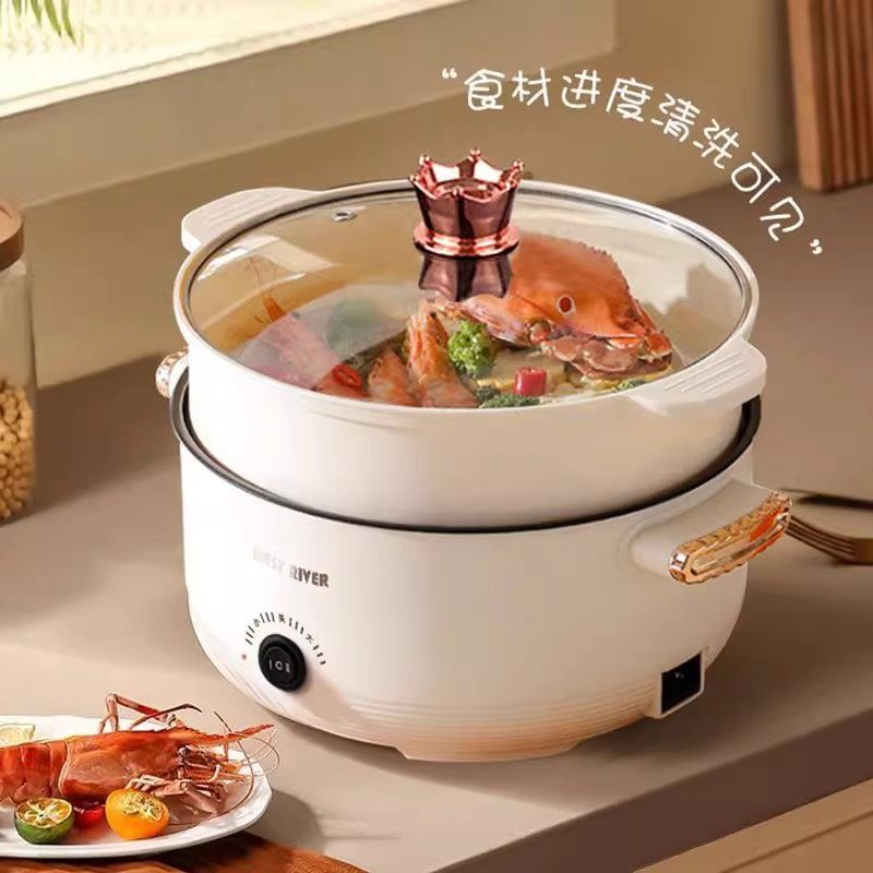 全自动德国一体电饭煲智能电煮锅不粘电热火锅多功能料理锅电炒锅,淘宝优惠券,粉丝福利购,淘宝优惠卷