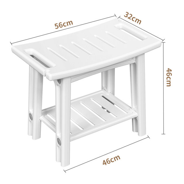 Bathroom stool for the elderly and pregnant women to take a shower in the second floor