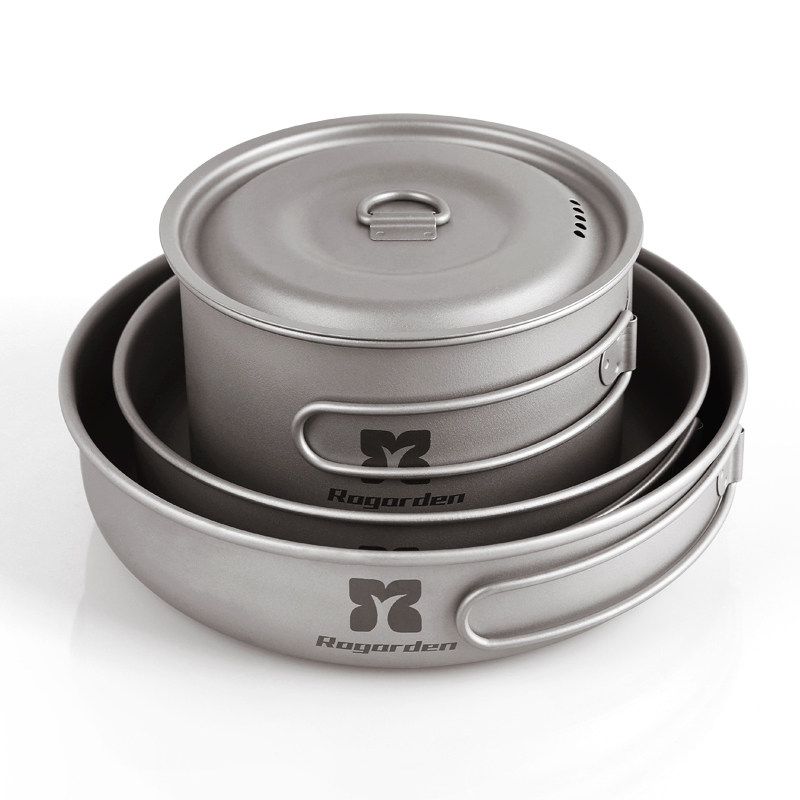 诺歌花园户外锅具露营炊具野营套锅纯钛卡式炉专用锅野炊烧水煮饭,淘宝优惠券,粉丝福利购,淘宝优惠卷
