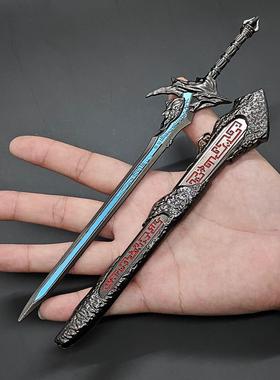 古剑奇谭周边兵器百里屠苏焚寂剑晗光剑霸下剑合金模型学生玩具