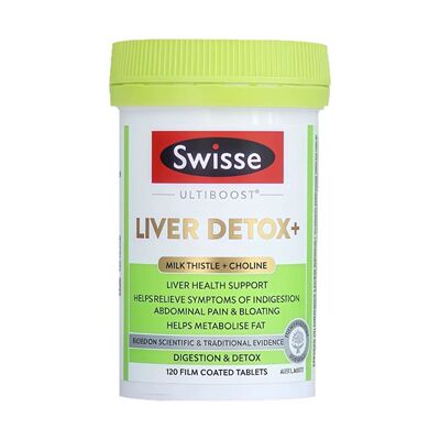 Swisse奶蓟草胆碱片熬夜养护