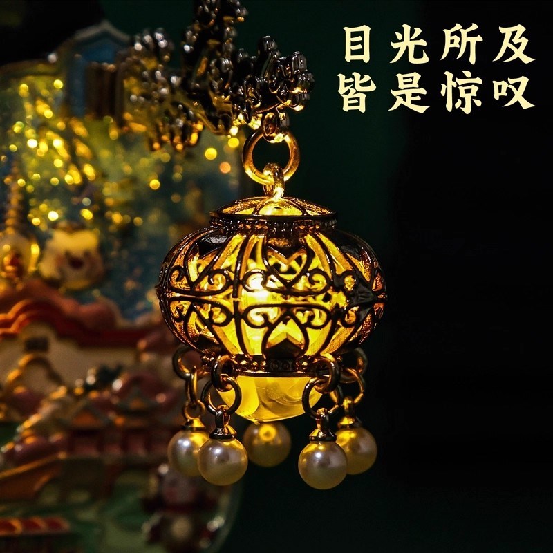 扬州瘦西湖金属冰箱贴大运河博物馆文创 灯笼磁铁旅游纪念品