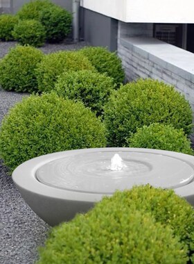 聚宝盆花园庭院简约循环水钵水系阳台会所流水摆件喷泉水景观