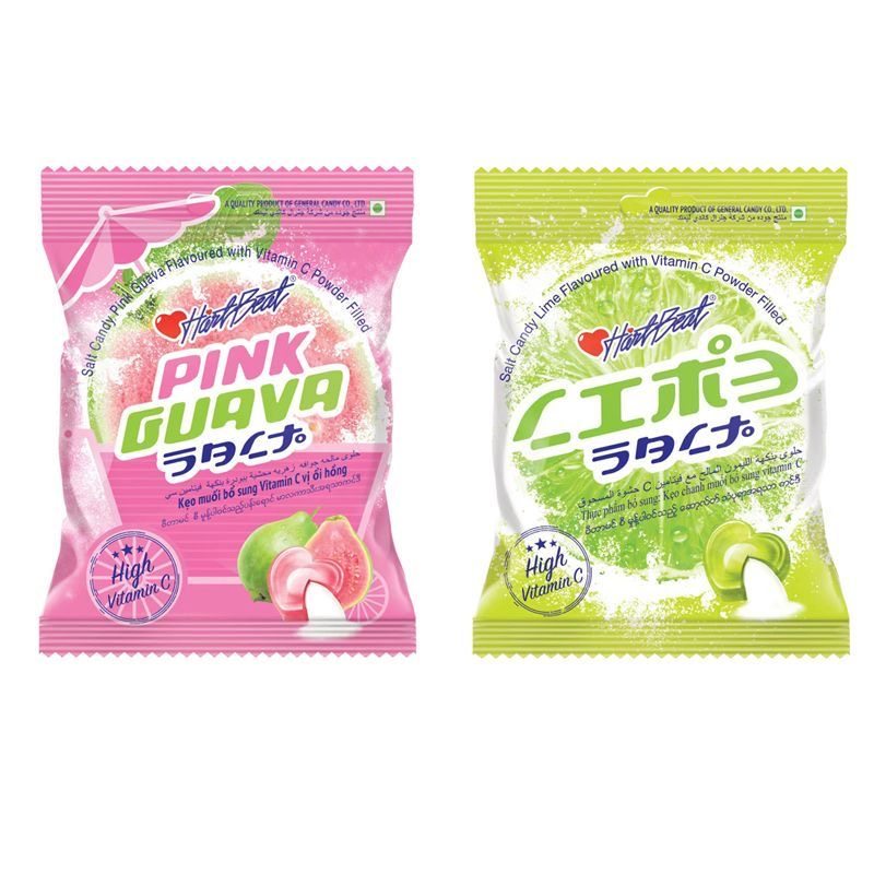 泰国原装进口HartBeat曼谷女孩番石榴夹心爱心型婚礼喜糖零食特产 - 图3
