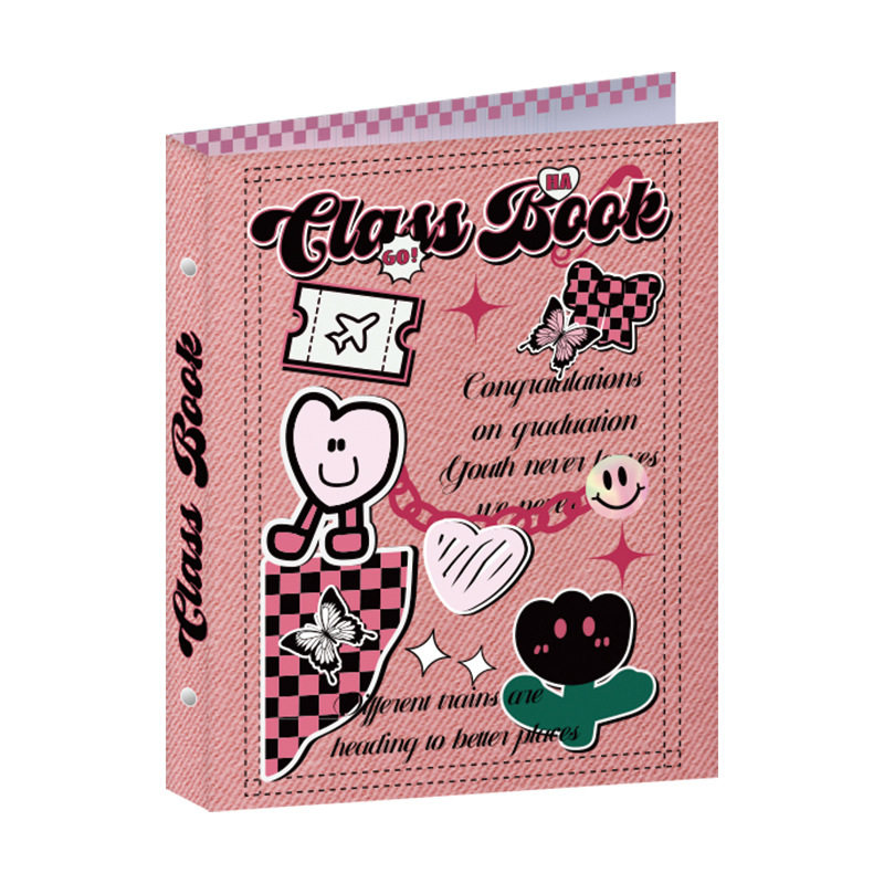 复古美式ins风小学生初中生同学录高颜值毕业纪念册小众高级感ing