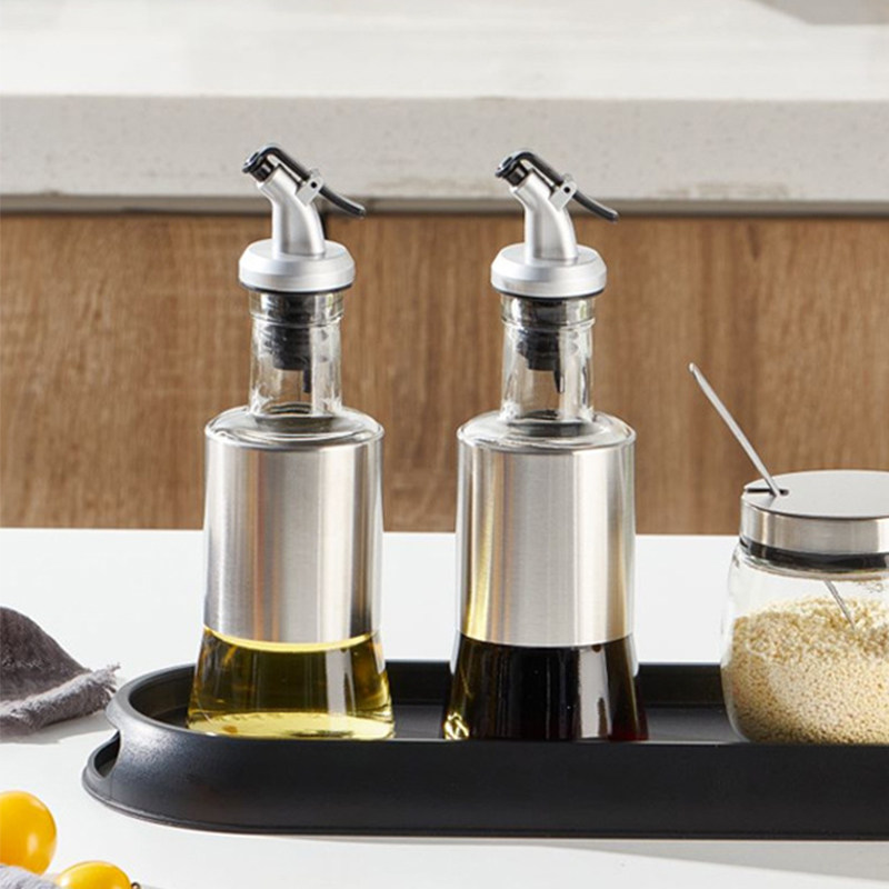 U先试用 家用不锈钢油瓶炒菜控量煎蛋防尘家用厨房酱油瓶密封性好,淘宝优惠券,粉丝福利购,淘宝优惠卷