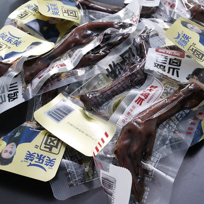 笑乐笑鸡爪凤爪卤味泡椒味香辣味