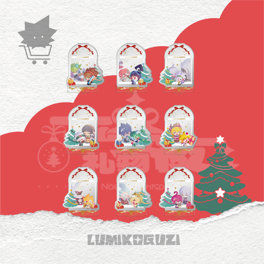 【Aotu圣诞新品】平安夜礼物-圣夜橱窗透镜亚克力立牌 凹凸光和社,淘宝优惠券,粉丝福利购,淘宝优惠卷