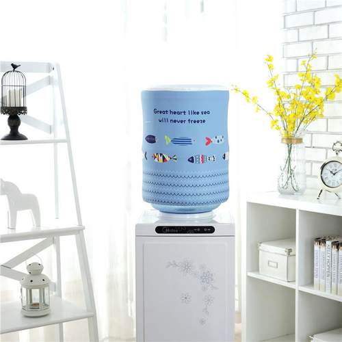 跨境韩版小清新弹力饮水机桶罩饮水机罩布艺蕾丝防尘罩一件 - 图1