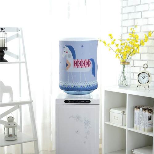 跨境韩版小清新弹力饮水机桶罩饮水机罩布艺蕾丝防尘罩一件 - 图0