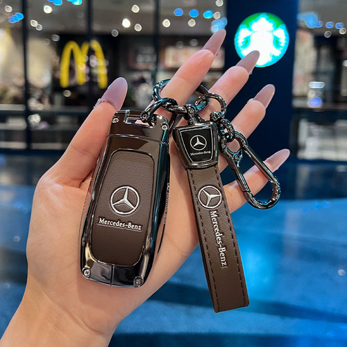 奔驰e300l钥匙套25款glb220车450保护壳gle350扣c260l高级感glc男 - 图2
