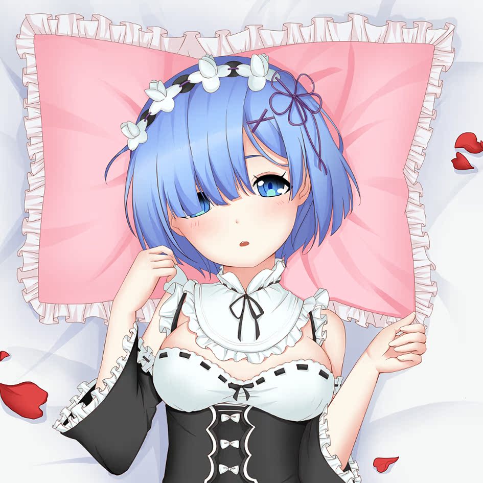 萌咔 从零开始的异世界 原创 蕾姆拉姆 美女等身抱枕动漫抱枕蕾姆 - 图0