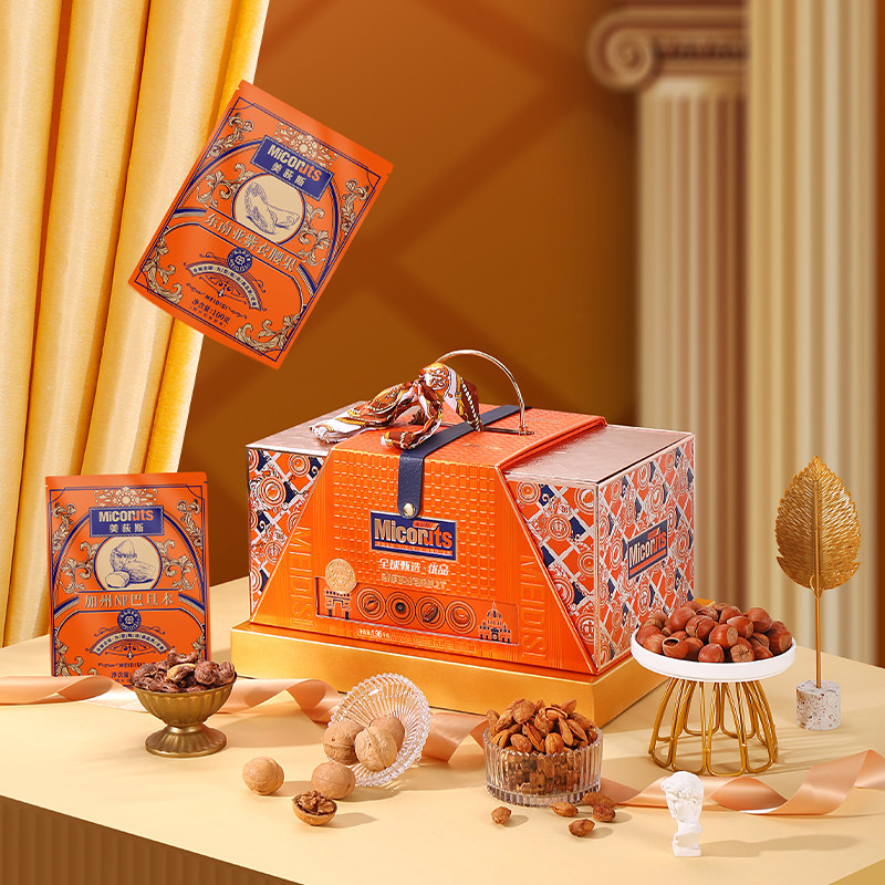 美荻斯优品2340g坚果礼盒企业团购年货大礼包送长辈春节高档礼品,淘宝优惠券,粉丝福利购,淘宝优惠卷