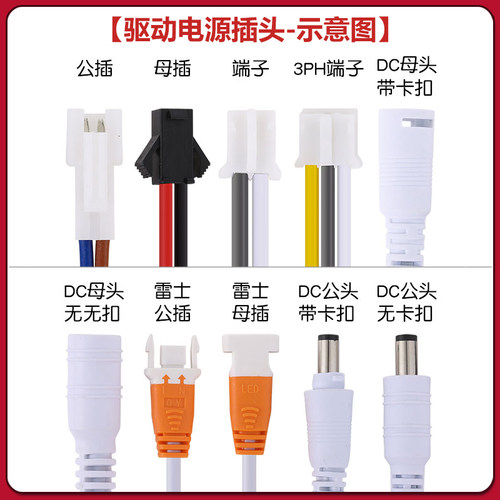 高品质led灯电源驱动恒流3W5W7W12W18W整流器筒射灯变压器镇流器 - 图1