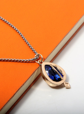 游戏周边元神芙宁娜水晶项链水神芙卡洛斯水晶吊坠cos挂件徽章