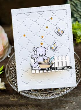 DIY金属压花切割刀模碳钢剪纸卡模板N178