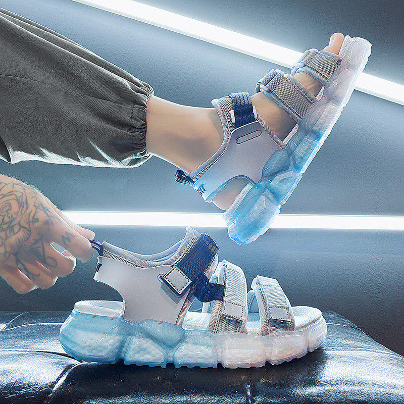 凉鞋男夏季2025新款青少年运动休闲凉拖鞋外穿开车两用防滑沙滩鞋,淘宝优惠券,粉丝福利购,淘宝优惠卷