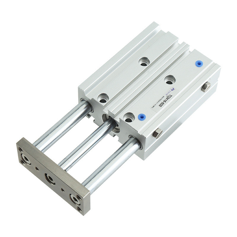 三轴三杆气缸TCM16X10/20/30/40/50/75/100/125S滚珠轴薄型带磁 - 图3