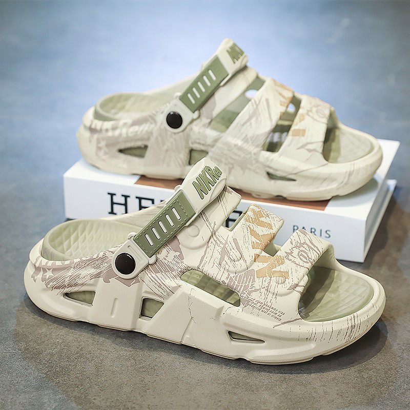 凉鞋男夏季青少年外穿司机开车运动防滑耐磨户外大码两用沙滩拖鞋,淘宝优惠券,粉丝福利购,淘宝优惠卷