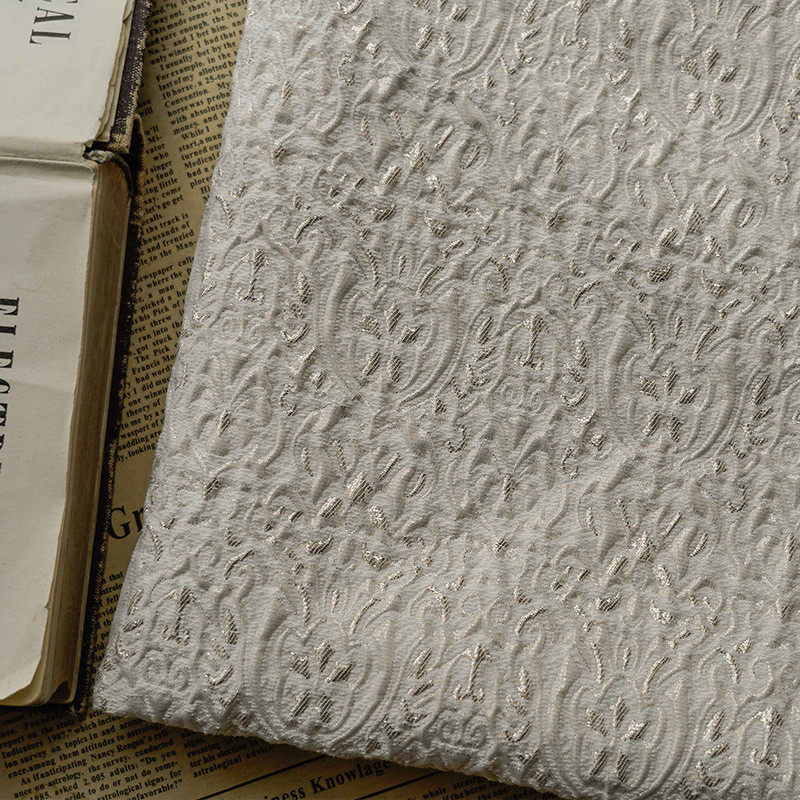 金银丝浮雕宫廷复古提花面料洛丽塔旗袍微弹涤棉箱包鞋服布料,淘宝优惠券,粉丝福利购,淘宝优惠卷