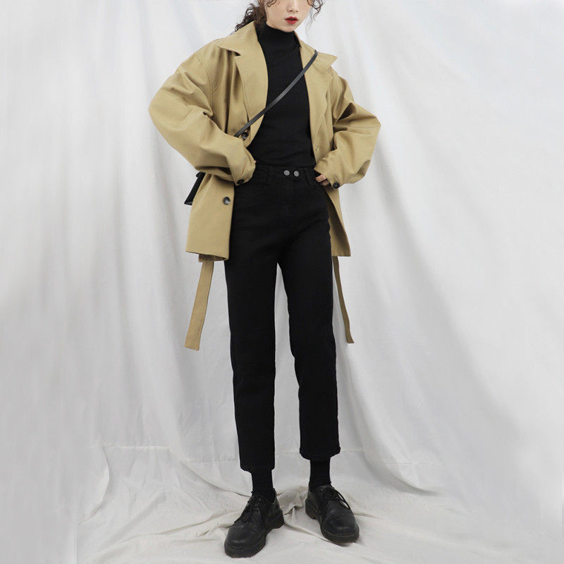 大码黑色女2025显瘦梨形身材微胖妹妹mm九分直筒裤,淘宝优惠券,粉丝福利购,淘宝优惠卷