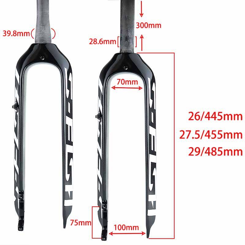 SFISH碳纤维26寸/27.5/29er山地车前叉硬叉直管椎管自行车配件,淘宝优惠券,粉丝福利购,淘宝优惠卷