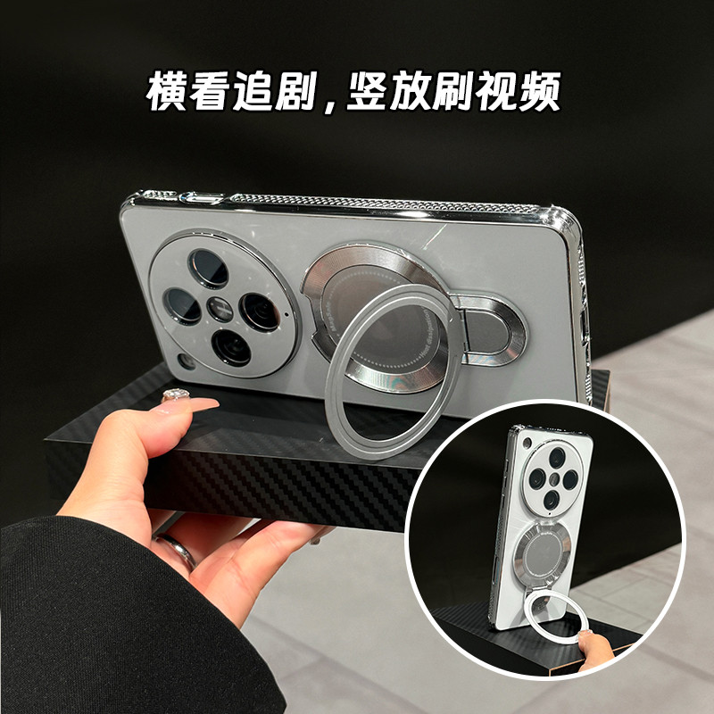 适用适用oppofindx8炫彩镭射CD纹支架新款手机壳全包镜头高级感超 - 图0