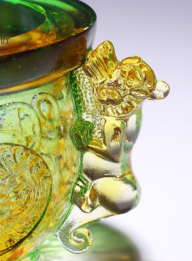 琉璃工艺品聚宝盆摆件招财聚财客厅水晶貔貅朋友店铺开业礼物高档