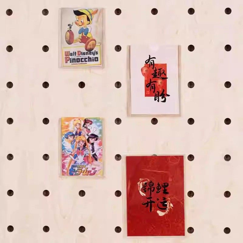 15mm孔径洞洞板配件透明亚克力照片墙相框 照片收纳展示卡槽,淘宝优惠券,粉丝福利购,淘宝优惠卷